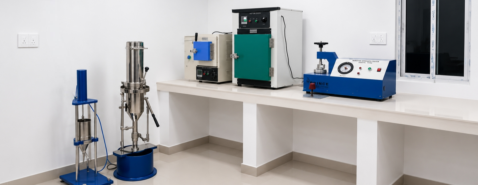 Export packaging of testing instruments